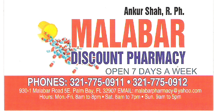 Malabar Discount Pharmacy 321-775-0911
